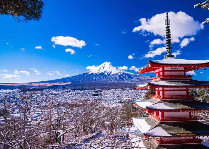 Quels mois sont enneigés au Japon ?