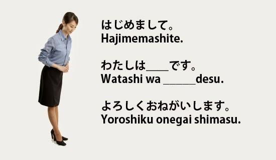 Comment vous présentez-vous au Japon ?