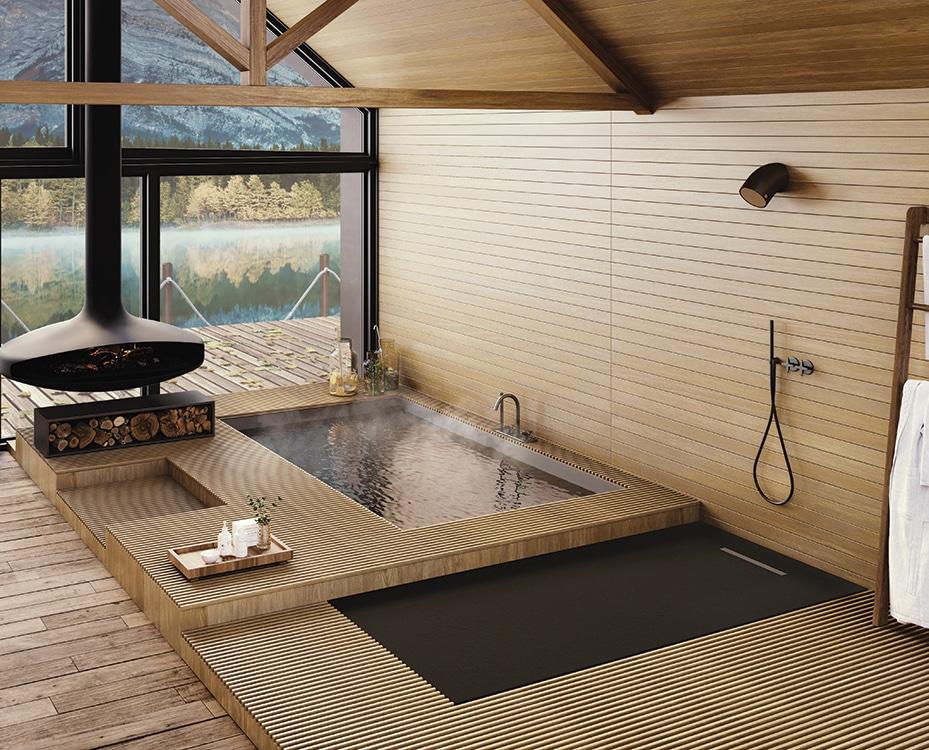 Que ne faut-il pas faire dans une salle de bain japonaise ?